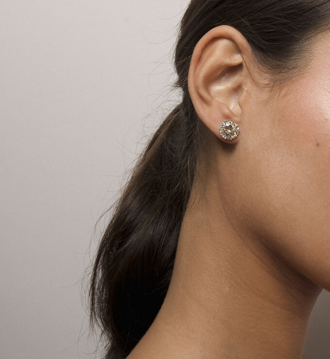 Miss Sofia Earrings Emerald main image 1