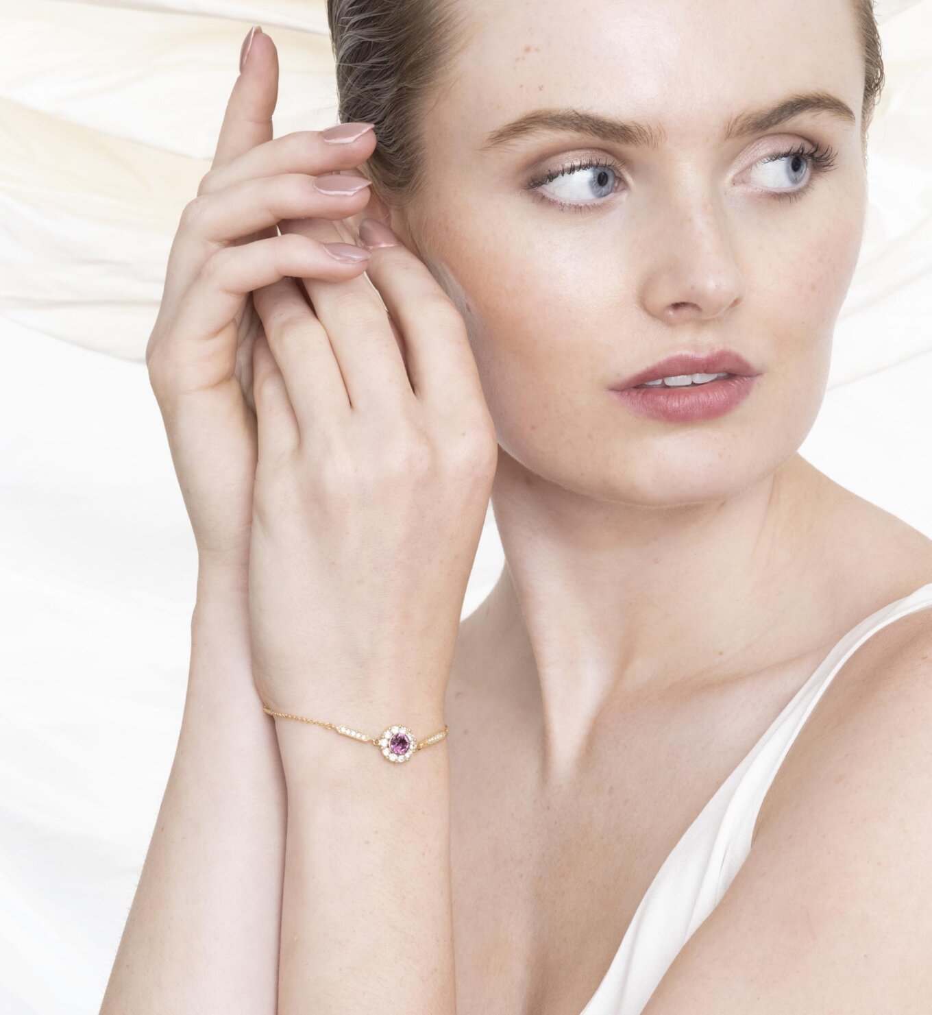 Sofia necklace Amethyst Lily and Rose