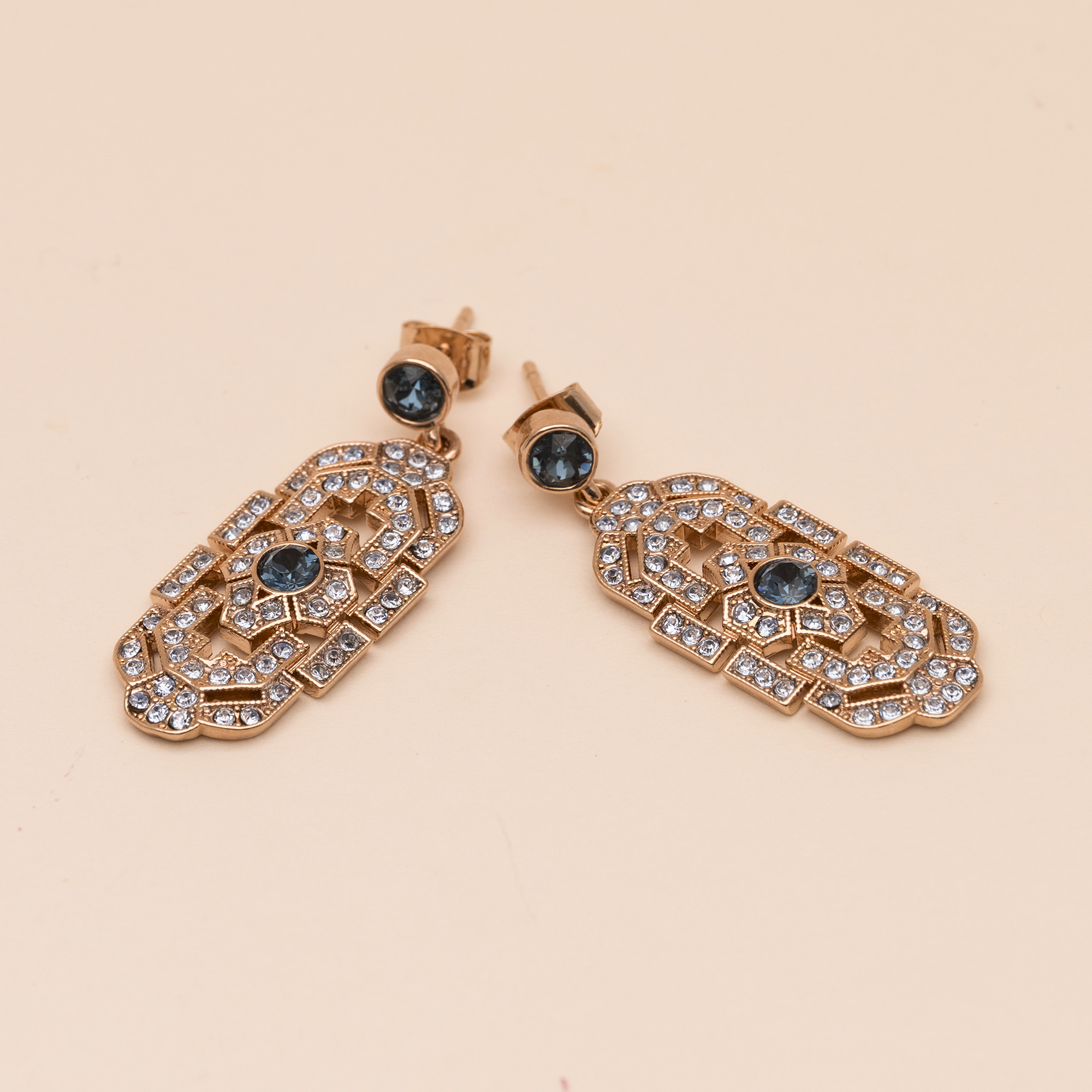 Caroline earrings – Sapphire