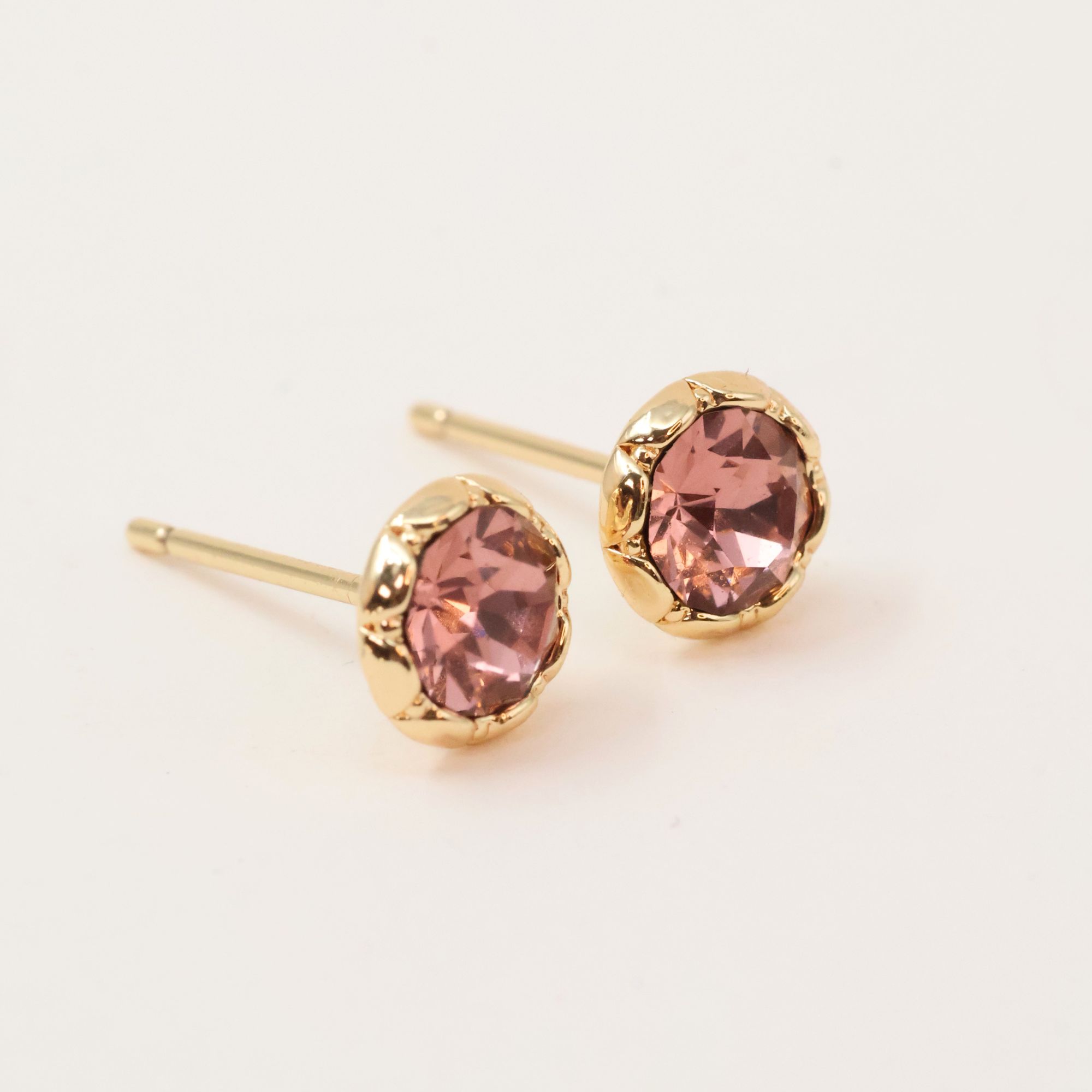 Petite Miss Victoria earrnigs – Blush rose (gold)