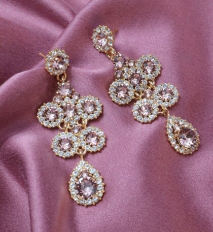 Miss Kate earrings - Vintage rose