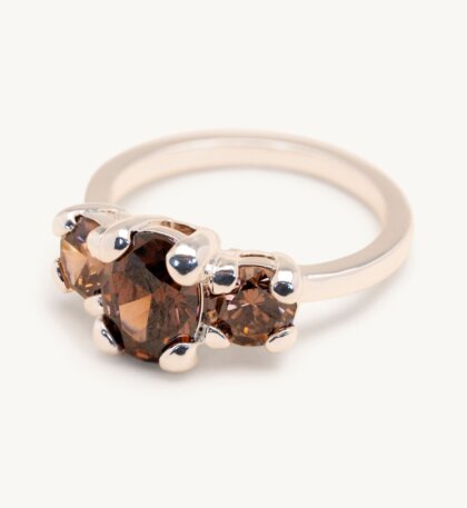 Ines ring - Chocolate