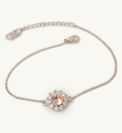 Miss Sofia bracelet - Silk (silver)