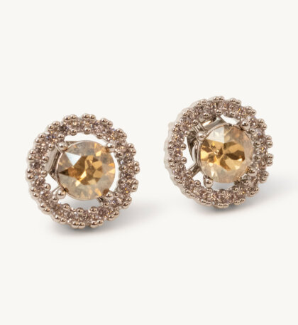 Miranda Twist earrings - Champagne mist