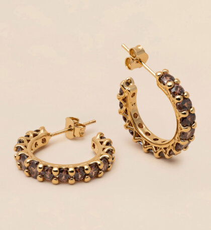 Julien earrings - Chestnut