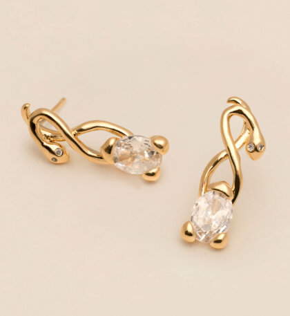 Edda earrings - Crystal